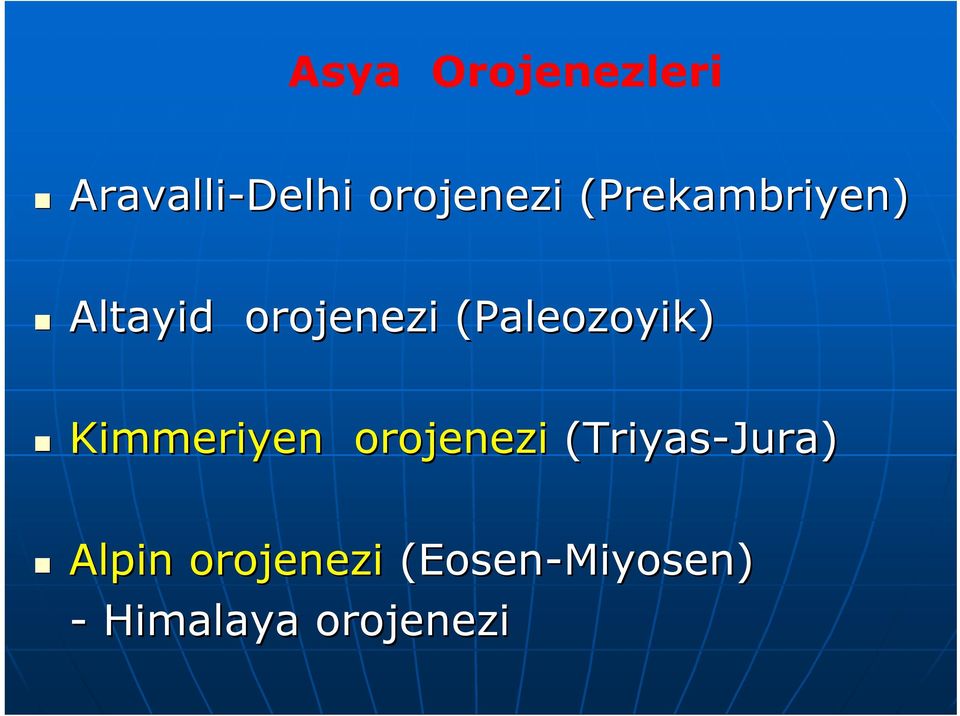 (Paleozoyik) Kimmeriyen orojenezi