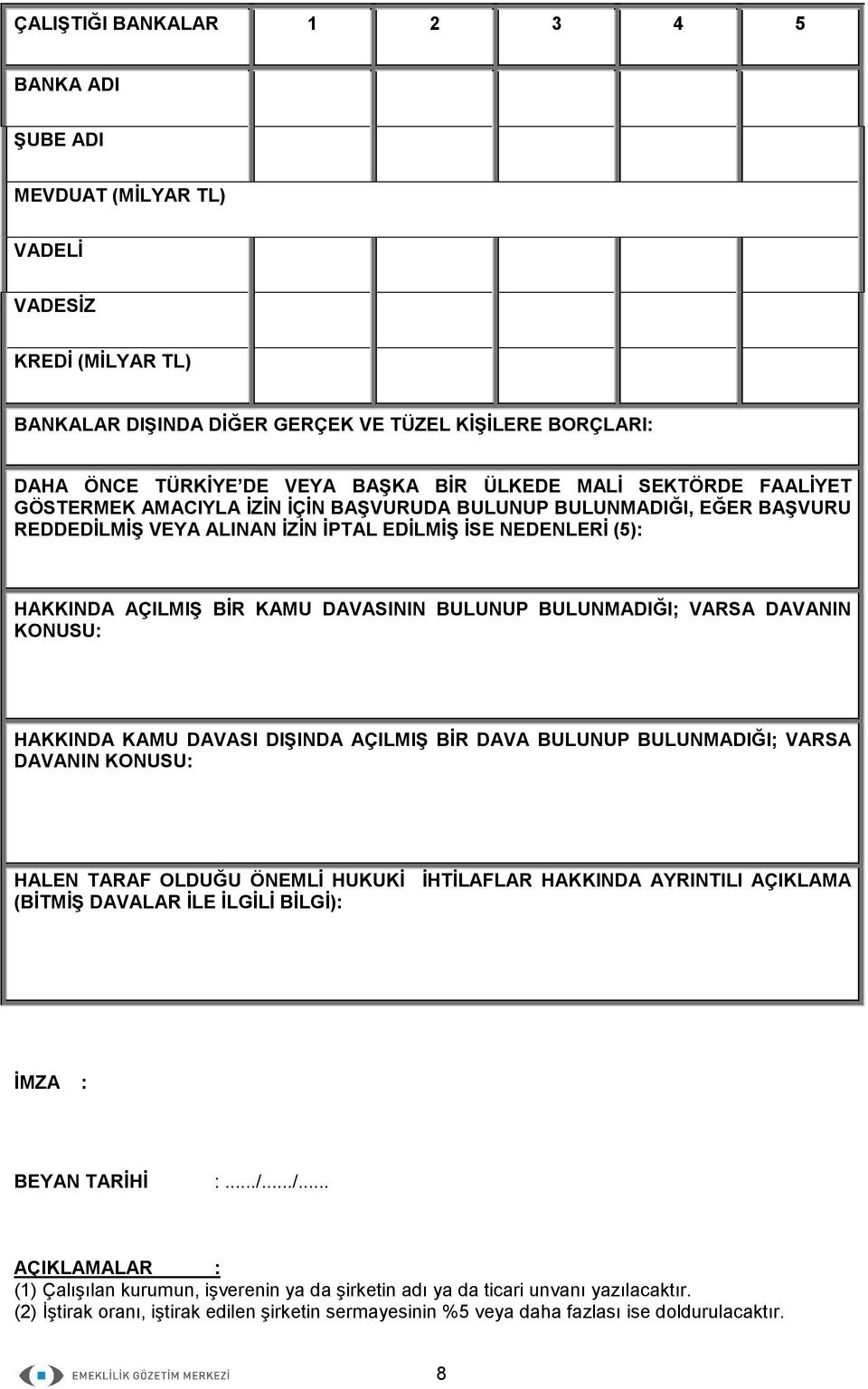 DAVASININ BULUNUP BULUNMADIĞI; VARSA DAVANIN KONUSU: HAKKINDA KAMU DAVASI DIŞINDA AÇILMIŞ BİR DAVA BULUNUP BULUNMADIĞI; VARSA DAVANIN KONUSU: HALEN TARAF OLDUĞU ÖNEMLİ HUKUKİ İHTİLAFLAR HAKKINDA