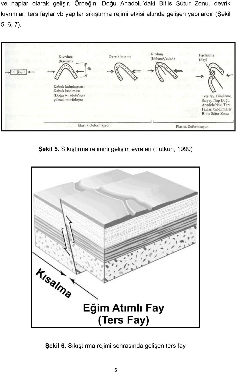 faylar vb yapılar sıkıştırma rejimi etkisi altında gelişen yapılardır