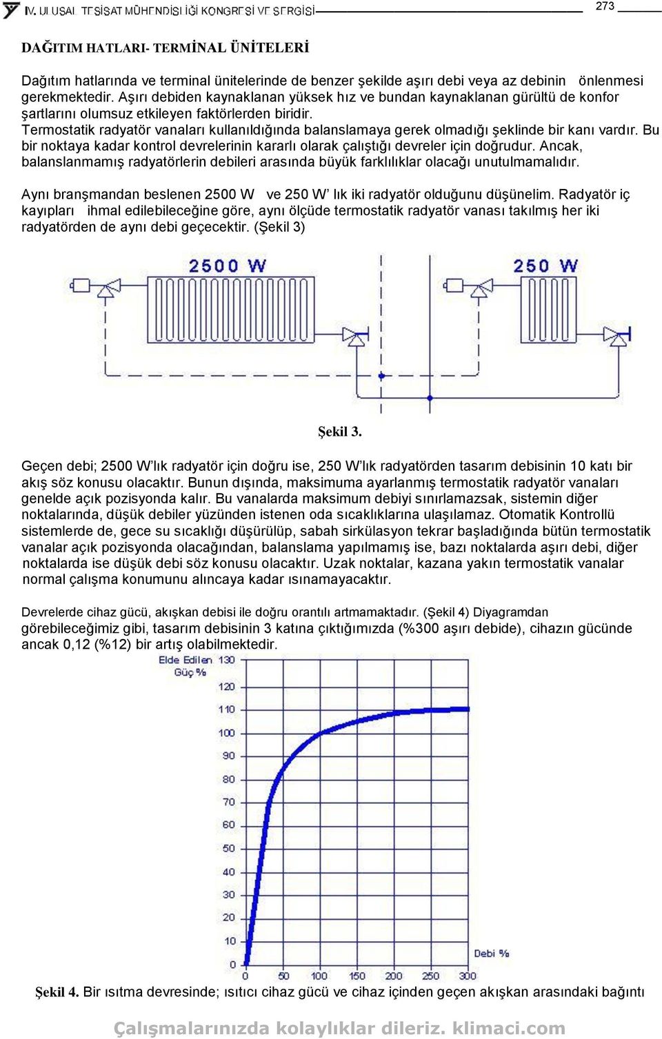 Termostatik radyatör vanaları kullanıldığında balanslamaya gerek olmadığı şeklinde bir kanı vardır. Bu bir noktaya kadar kontrol devrelerinin kararlı olarak çalıştığı devreler için doğrudur.