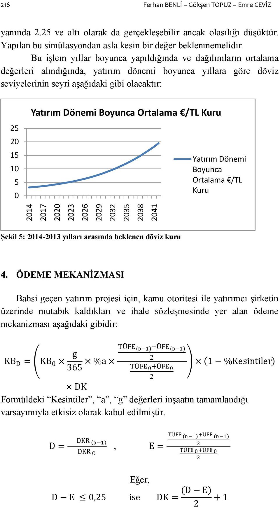 Bu iģlem yıllar boyunca yapıldığında ve dağılımların ortalama değerleri alındığında, yatırım dönemi boyunca yıllara göre döviz seviyelerinin seyri aģağıdaki gibi olacaktır: 25 20 15 10 5 0 Yatırım