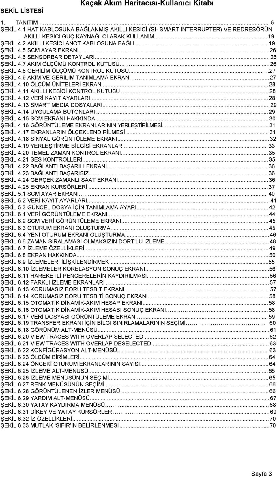 ...27 ŞEKĐL 4.9 AKIM VE GERĐLĐM TANIMLAMA EKRANI... 27 ŞEKĐL 4.10 ÖLÇÜM ÜNĐTELERĐ EKRANI... 28 ŞEKĐL 4.11 AKILLI KESĐCĐ KONTROL KUTUSU... 28 ŞEKĐL 4.12 VERĐ KAYIT AYARLARI... 28 ŞEKĐL 4.13 SMART MEDIA DOSYALARI.