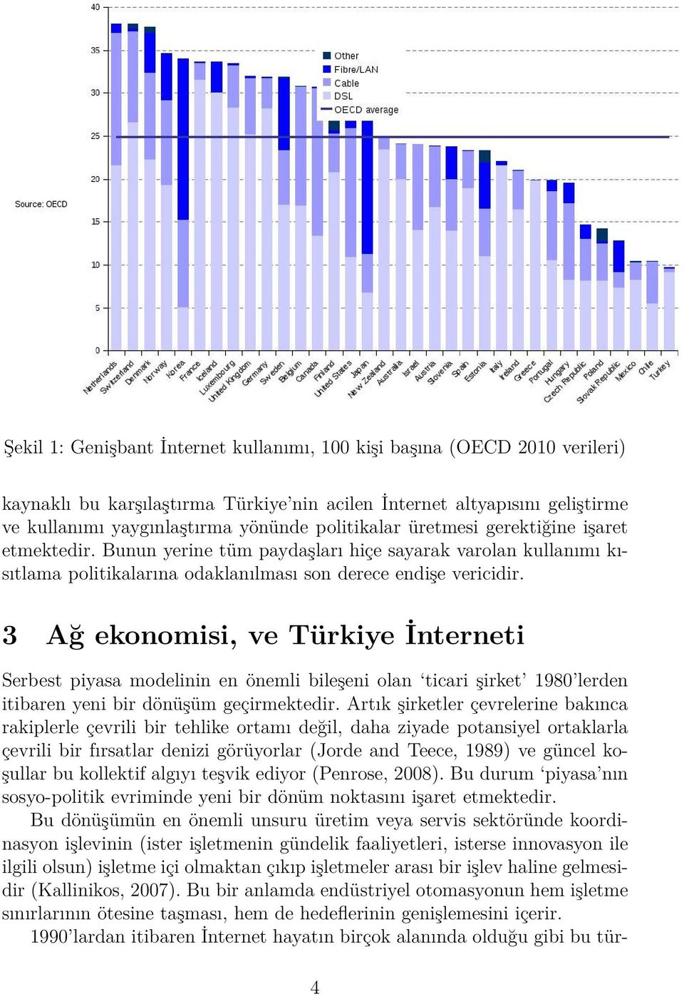 3 Ağ ekonomisi, ve Türkiye İnterneti Serbest piyasa modelinin en önemli bileşeni olan ticari şirket 1980 lerden itibaren yeni bir dönüşüm geçirmektedir.