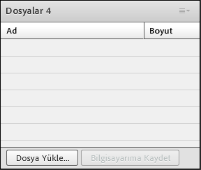 DOSYA PAYLAŞMAK Toplantı sahipleri ve sunucular bilgisayarlarından veya İçerik kütüphanelerinden katılımcılarla paylaşmak üzere dosya yükleyebilirler. Dosya yükleme 1.