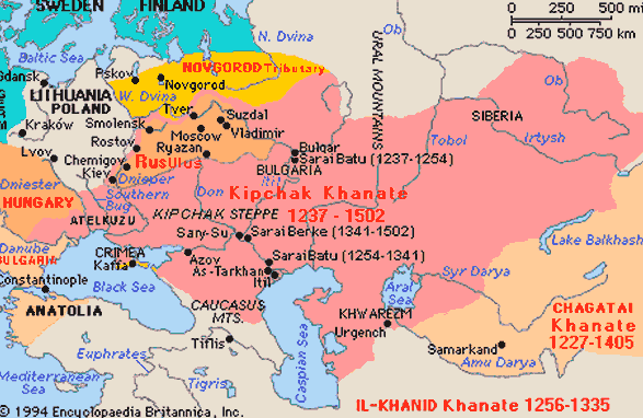 öldüğünde devletin sınırları Batıda Macaristan sınırından başlayıp, doğuda Güney Sibirya-Altaylar bölümünü kapsar hale gelmiştir.