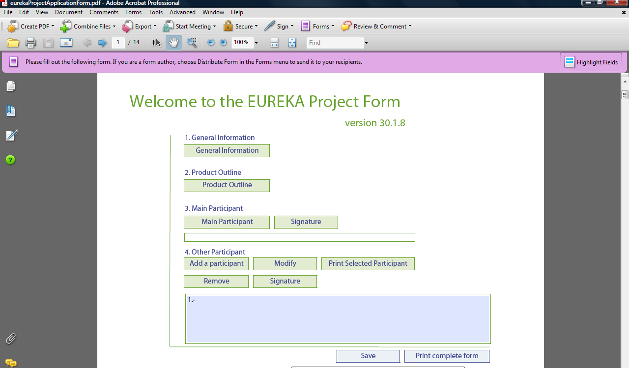 EUREKA baģvuru formunun hazırlanması Proje Fikrinin OlgunlaĢtırılması Proje Ortak