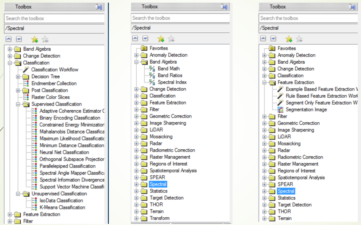 Toolbox>Raster Management>Layer Stacking birleştirmek istediğimiz bandları seçeriz (shift tuşuna basarak) choose file kısmından çıktı görüntümüzü kaydedeceğimiz yeri belirleriz ve OK tuşuna basarız.