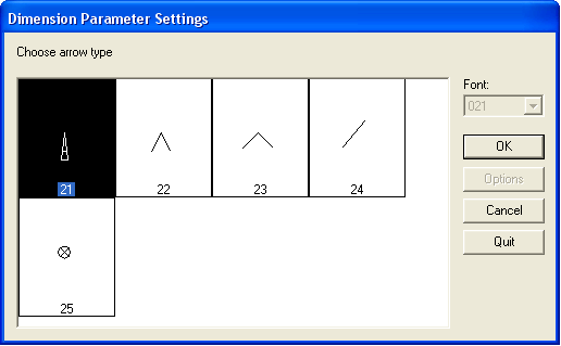 Şekil 2.12: Ölçü okunun ayarları 3.Text height (ölçü rakamı yüksekliği ayarlama): Ölçü rakamının yüksekliğini ayarlamak için kullanılır. Şekil 2.