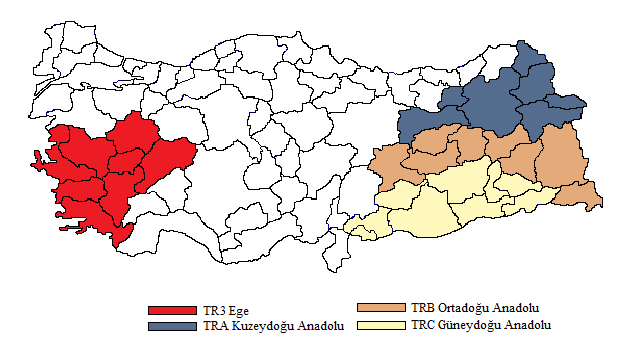 ġekil 4. Canlı büyükbaģ sayısında en fazla paya sahip bölgeler ġekil 5.