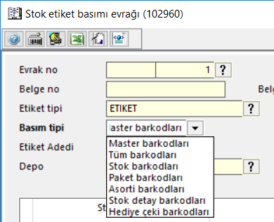 Bakım sarfiyat operasyonları (238001) nda yer alan Seçili evraklar için sarf çıkışı ambar fişi oluştur ile de istedikleri bakım sarfiyat fişinden Sarf çıkışı ambar fişi oluşturabilecektir.