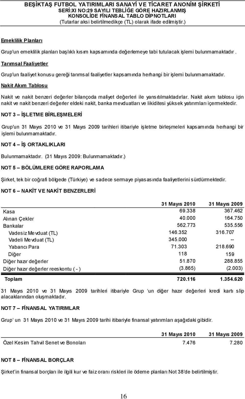 Nakit Akım Tablosu Nakit ve nakit benzeri değerler bilançoda maliyet değerleri ile yansıtılmaktadırlar.