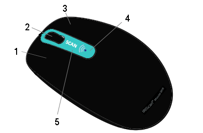 Bunun için, IRIScan TM Mouse Wifi'ı sağlanan USB kablosunu kullanarak bir bilgisayara bağlayın ve bilgisayara güç verin ya da bir elektrik prizine bağlayın.