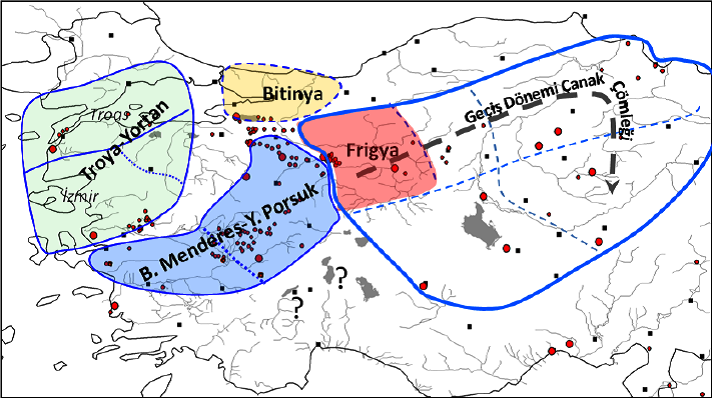 Çanak Çömlek Grupları Kaynak: (Sarı, 2009:Şek.