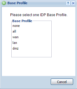 Profile sekmesi altında yer alan Profile Management başlığına Add ile IDP profili oluşturunuz.