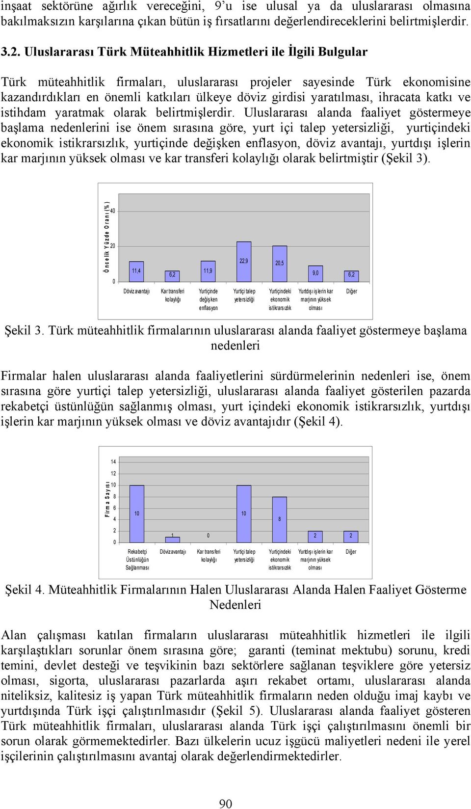 yaratılması, ihracata katkı ve istihdam yaratmak olarak belirtmişlerdir.