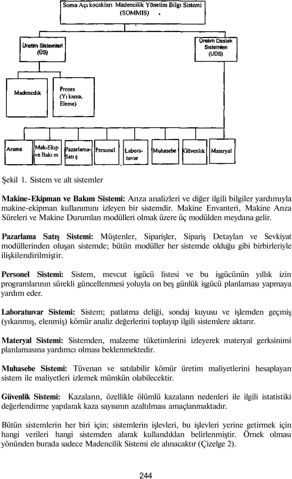 Pazarlama Satış Sistemi: Müştenler, Siparişler, Sipariş Detaylan ve Sevkiyat modüllerinden oluşan sistemde; bütün modüller her sistemde olduğu gibi birbirleriyle ilişkilendirilmiştir.