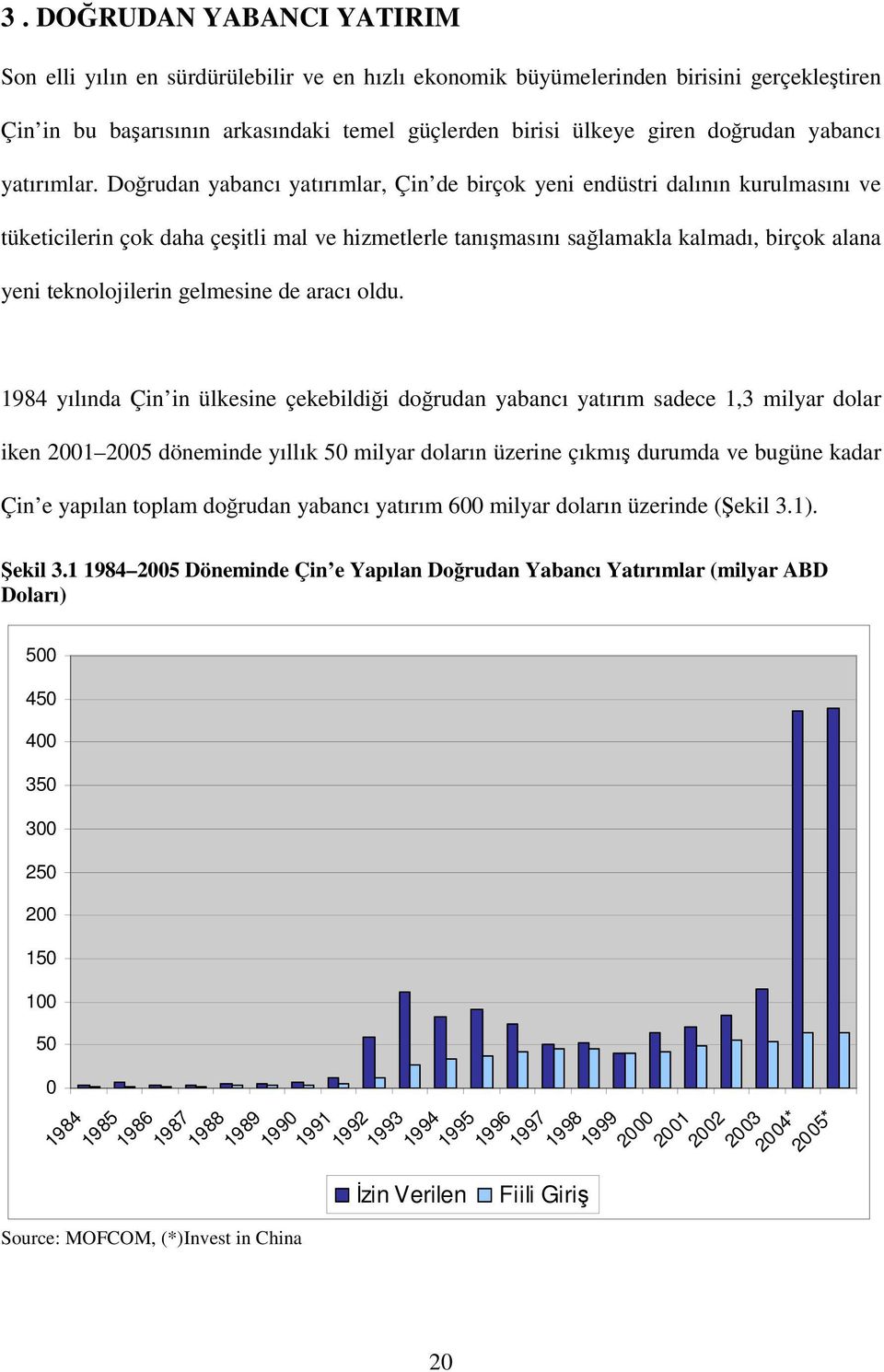 Dorudan yabancı yatırımlar, Çin de birçok yeni endüstri dalının kurulmasını ve tüketicilerin çok daha çeitli mal ve hizmetlerle tanımasını salamakla kalmadı, birçok alana yeni teknolojilerin