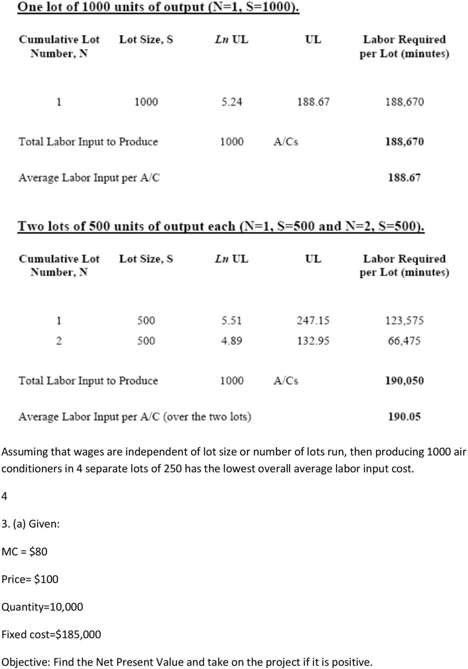 average labor input cost. 4 3.