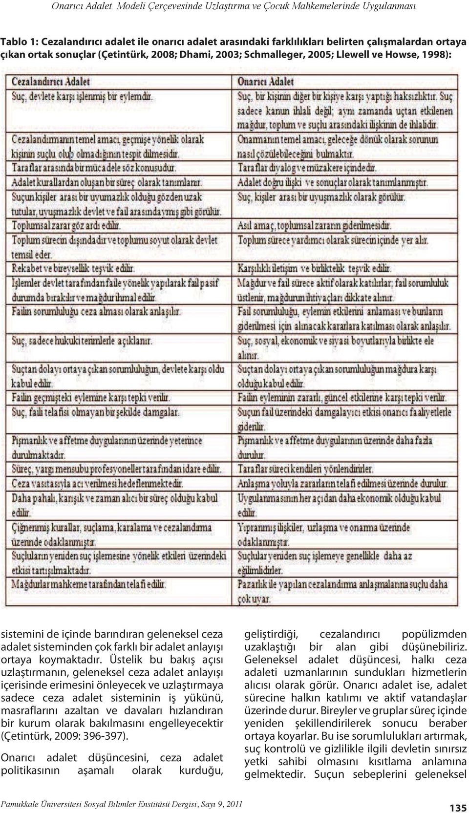 Üstelik bu bakış açısı uzlaştırmanın, geleneksel ceza adalet anlayışı içerisinde erimesini önleyecek ve uzlaştırmaya sadece ceza adalet sisteminin iş yükünü, masraflarını azaltan ve davaları