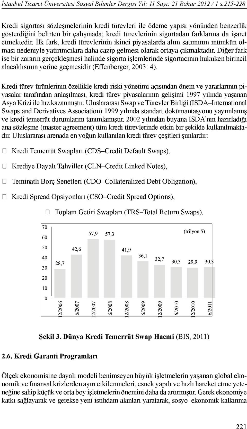 İlk fark, kredi türevlerinin ikinci piyasalarda alım satımının mümkün olması nedeniyle yatırımcılara daha cazip gelmesi olarak ortaya çıkmaktadır.