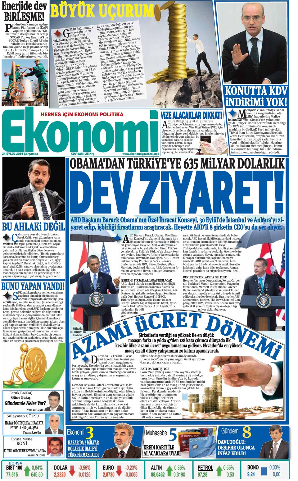 10,32 payına sahip SOCAR İzmir Petrokimya AŞ, 22 Eylül 2014 tarihi itibariyle birleşmiştir" ifadelerine yer verildi.