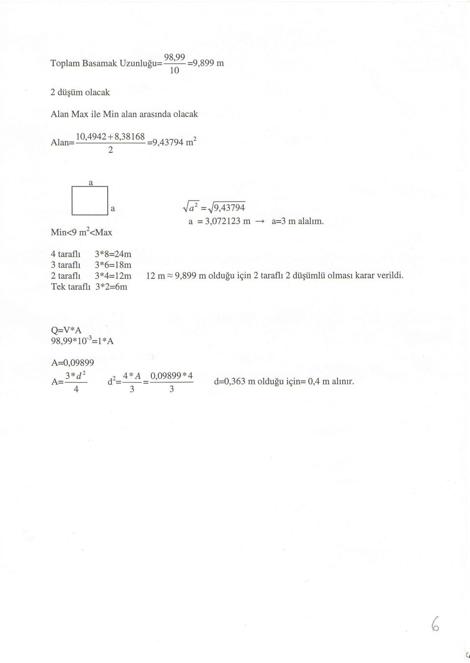 43794 m2 t t a l l la Min<9 m'<max 4taruflt 3*8=24m 3 taraflr 3x6=18m 2taraflr 3*4=l2m Tek taraflr 3*2=6m r-;