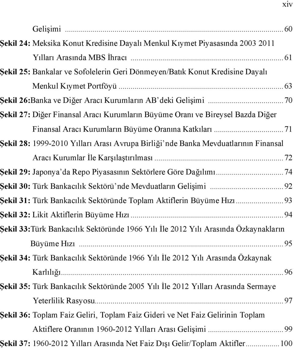 .. 70 Şekil 27: Diğer Finansal Aracı Kurumların Büyüme Oranı ve Bireysel Bazda Diğer Finansal Aracı Kurumların Büyüme Oranına Katkıları.