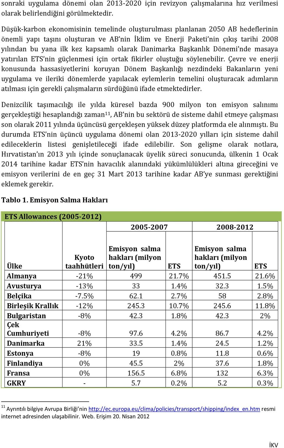 olarak Danimarka Başkanlık Dönemi nde masaya yatırılan ETS nin güçlenmesi için ortak fikirler oluştuğu söylenebilir.