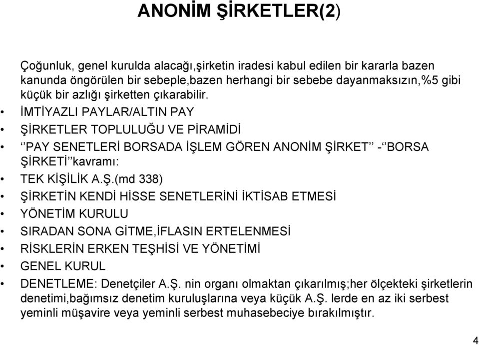 RKETLER TOPLULUĞU VE PĐRAMĐDĐ PAY SENETLERĐ BORSADA ĐŞL