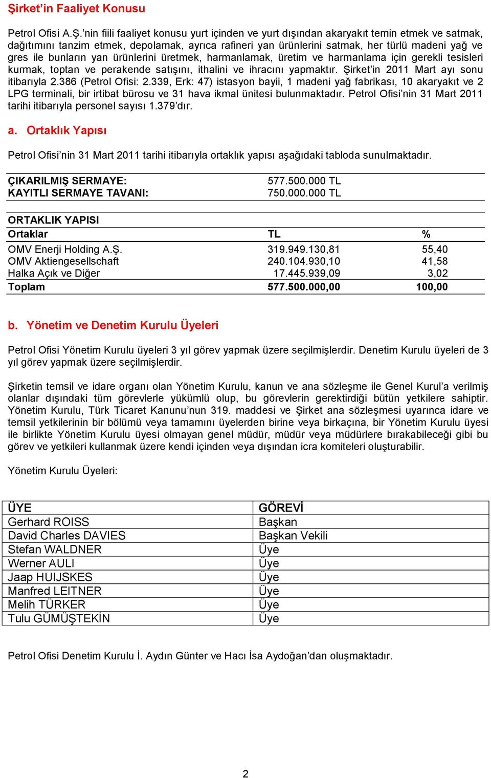 bunların yan ürünlerini üretmek, harmanlamak, üretim ve harmanlama için gerekli tesisleri kurmak, toptan ve perakende satışını, ithalini ve ihracını yapmaktır.