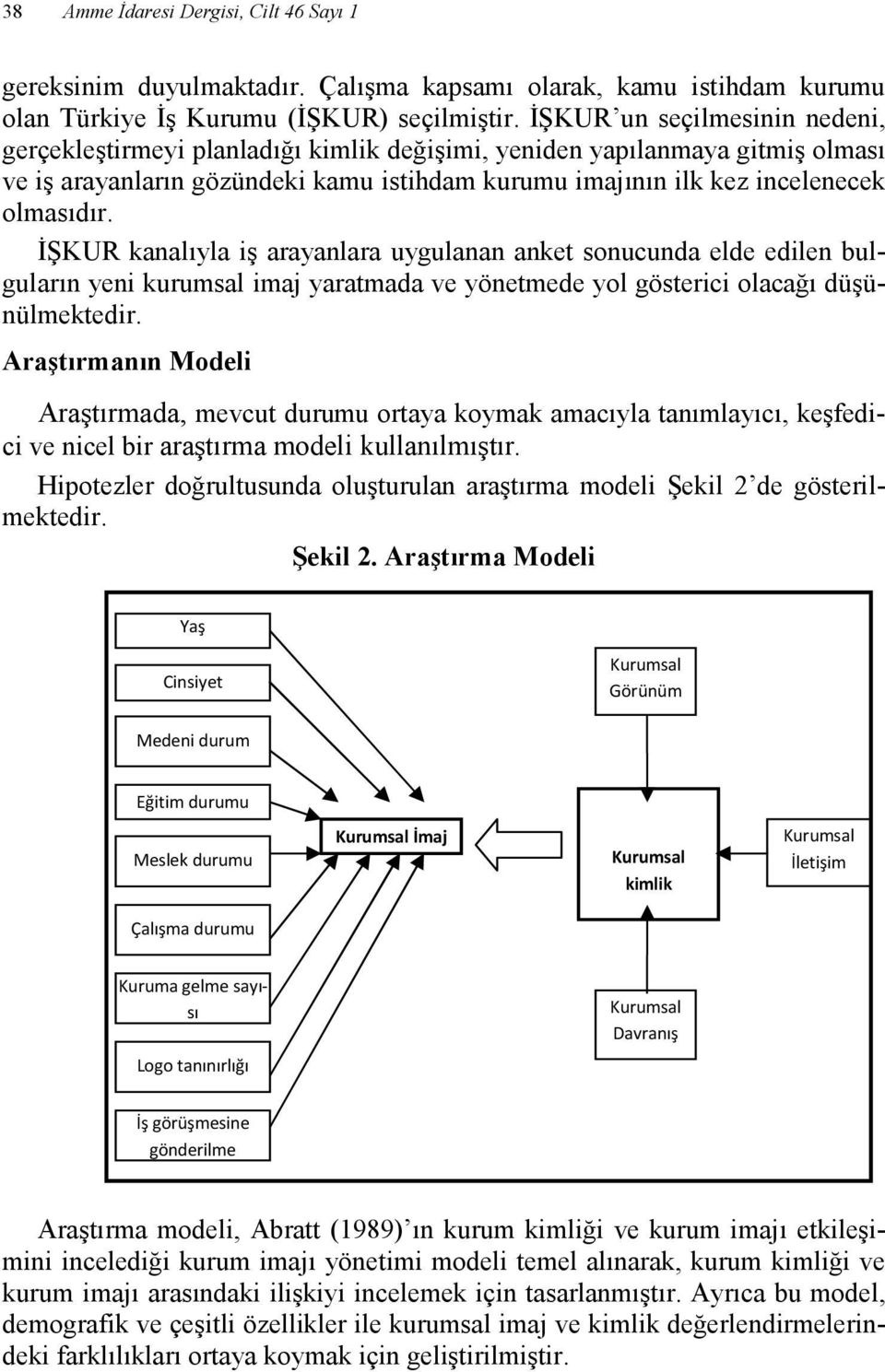 ĐŞKUR kanalıyla iş arayanlara uygulanan anket sonucunda elde edilen bulguların yeni kurumsal imaj yaratmada ve yönetmede yol gösterici olacağı düşünülmektedir.