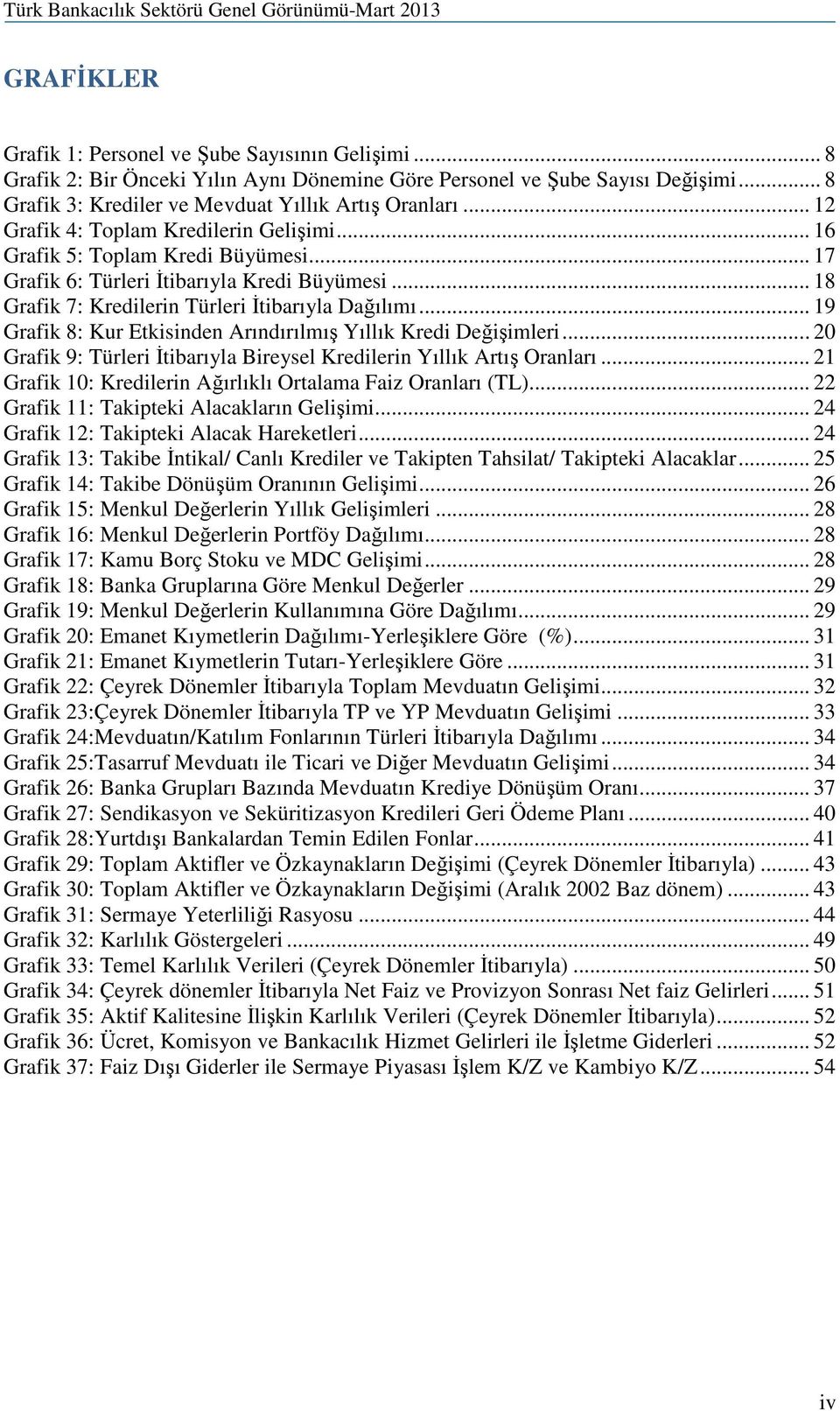 .. 19 Grafik 8: Kur Etkisinden Arındırılmış Yıllık Kredi Değişimleri... 20 Grafik 9: Türleri Đtibarıyla Bireysel Kredilerin Yıllık Artış Oranları.