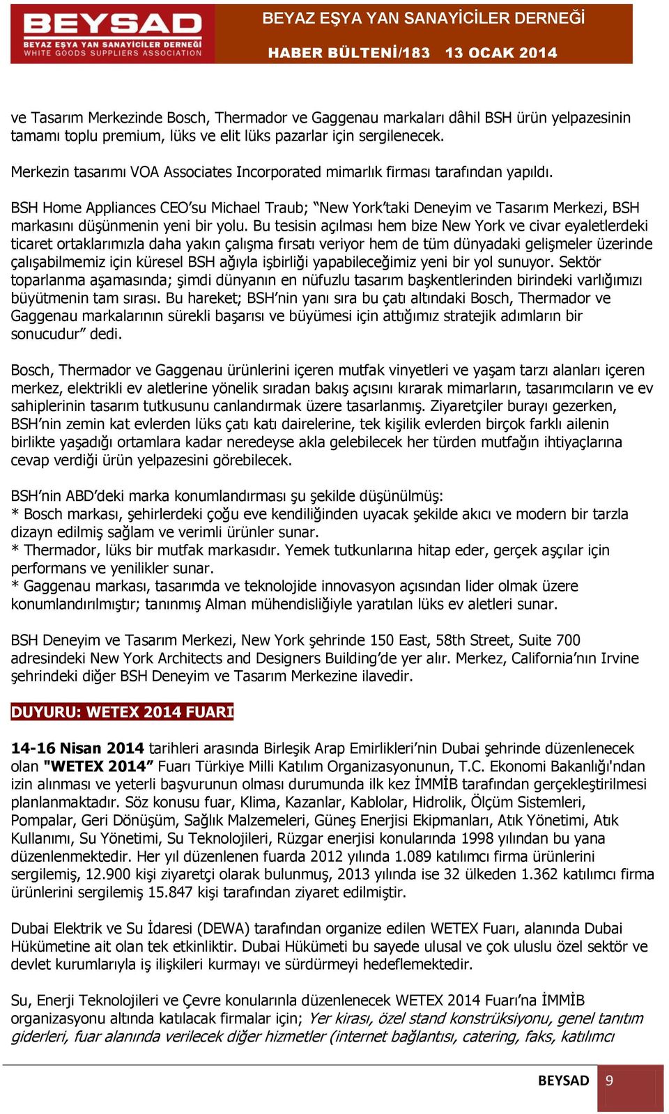 BSH Home Appliances CEO su Michael Traub; New York taki Deneyim ve Tasarım Merkezi, BSH markasını düşünmenin yeni bir yolu.