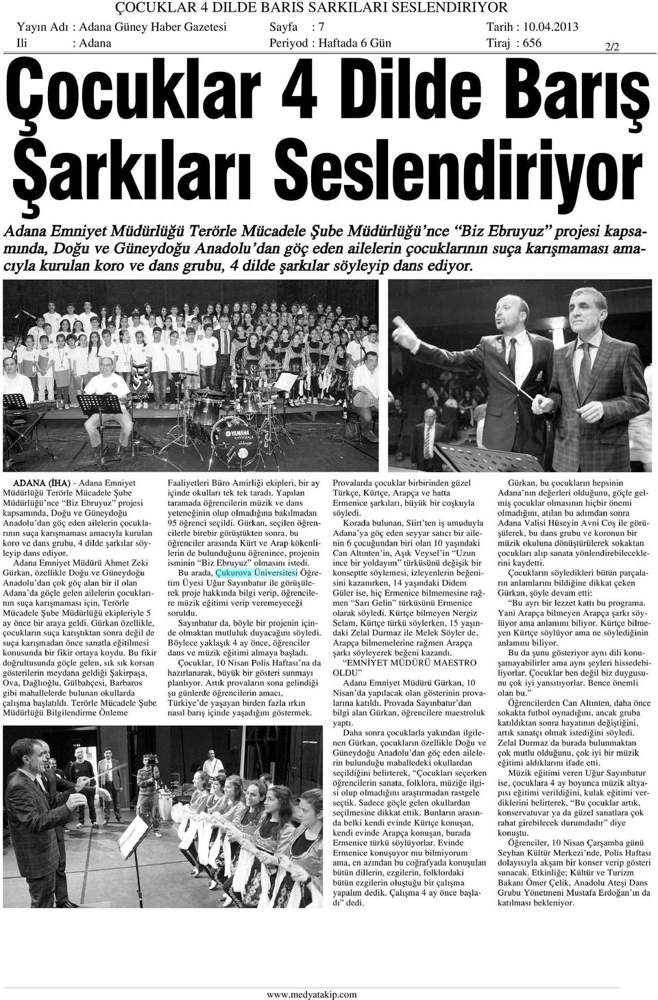 Güney Haber Gazetesi Sayfa : 7 Ili :