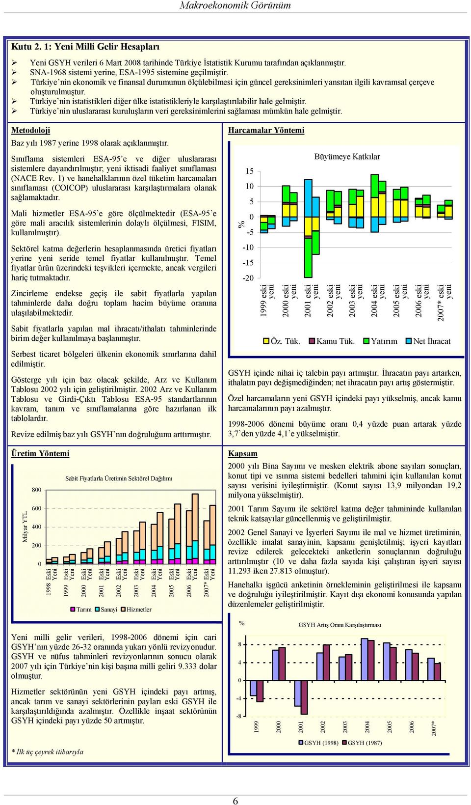 Türkiye nin istatistikleri diğer ülke istatistikleriyle karşılaştırılabilir hale gelmiştir. Türkiye nin uluslararası kuruluşların veri gereksinimlerini sağlaması mümkün hale gelmiştir.