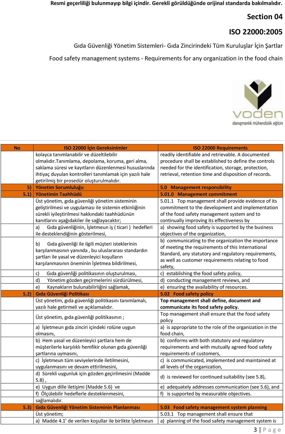 A documented procedure shall be established to define the controls needed for the identification, storage, protection, retrieval, retention time and disposition of records.