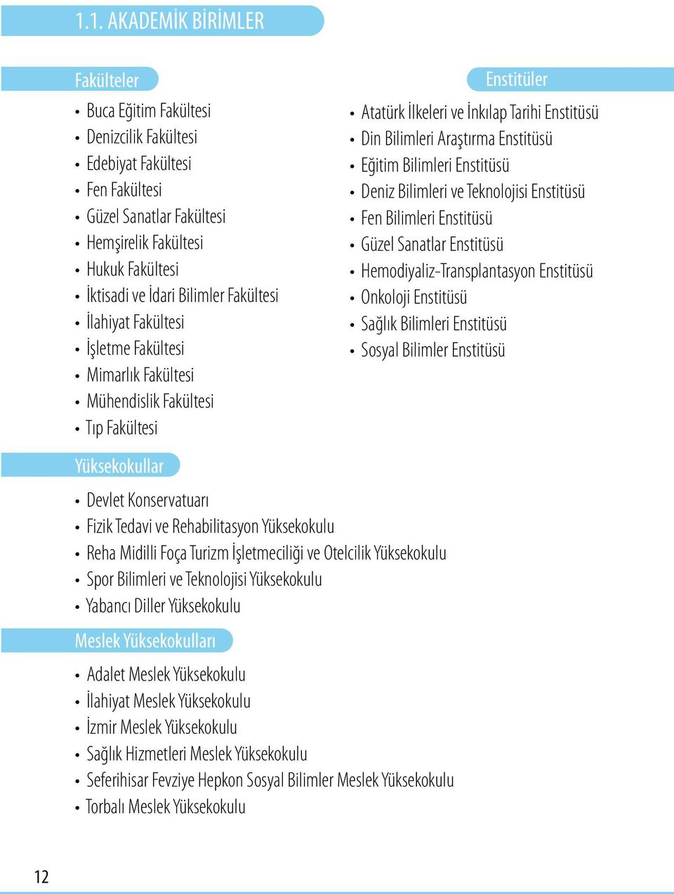 Bilimleri Enstitüsü Deniz Bilimleri ve Teknolojisi Enstitüsü Fen Bilimleri Enstitüsü Güzel Sanatlar Enstitüsü Hemodiyaliz-Transplantasyon Enstitüsü Onkoloji Enstitüsü Sağlık Bilimleri Enstitüsü