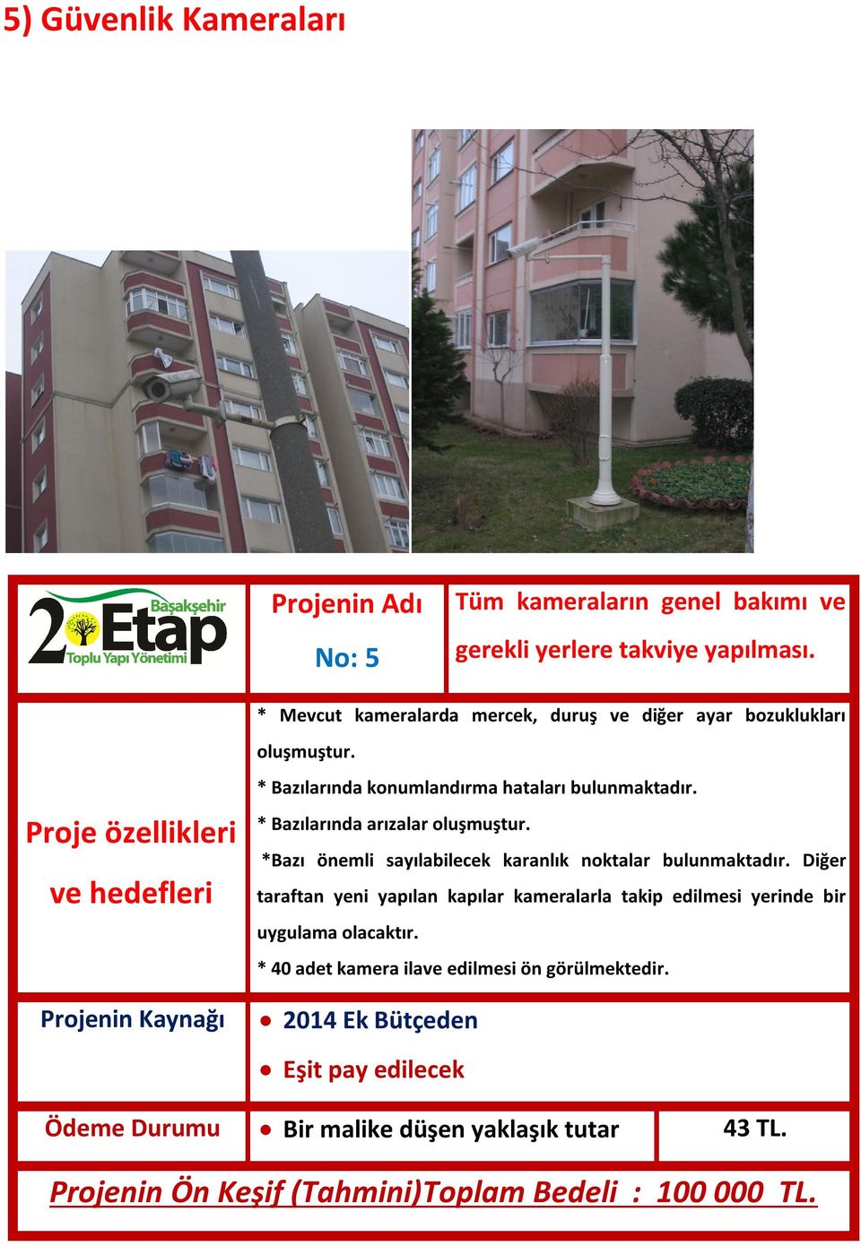 Proje özellikleri ve hedefleri Projenin Kaynağı * Bazılarında konumlandırma hataları bulunmaktadır. * Bazılarında arızalar oluşmuştur.