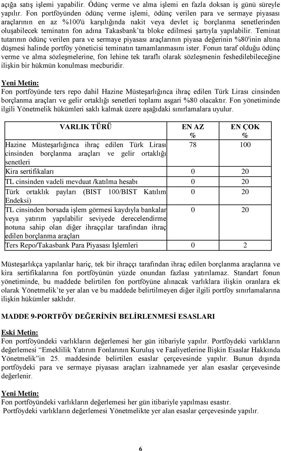 Takasbank ta bloke edilmesi şartıyla yapılabilir.