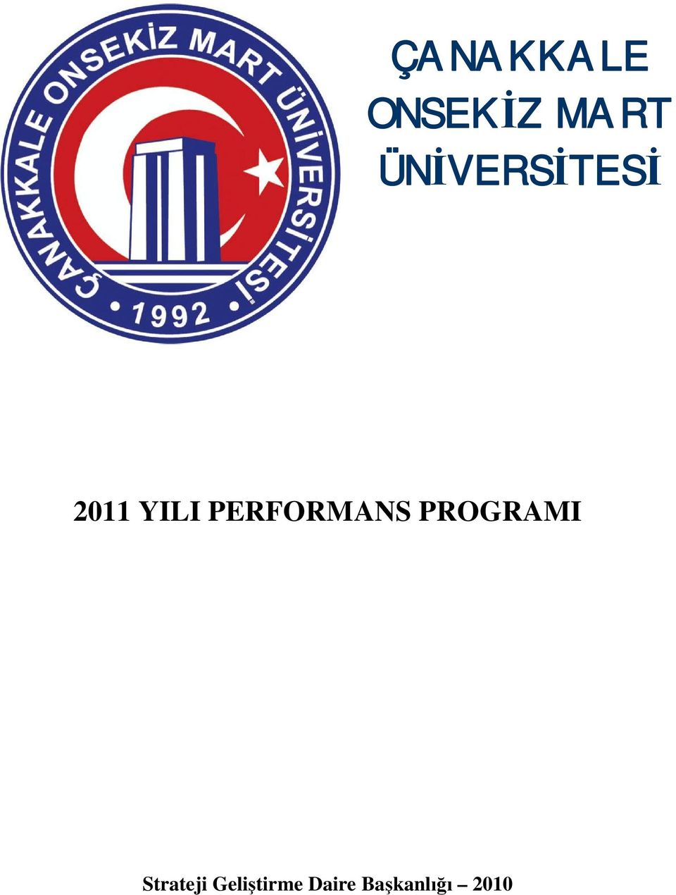 PERFORMANS PROGRAMI