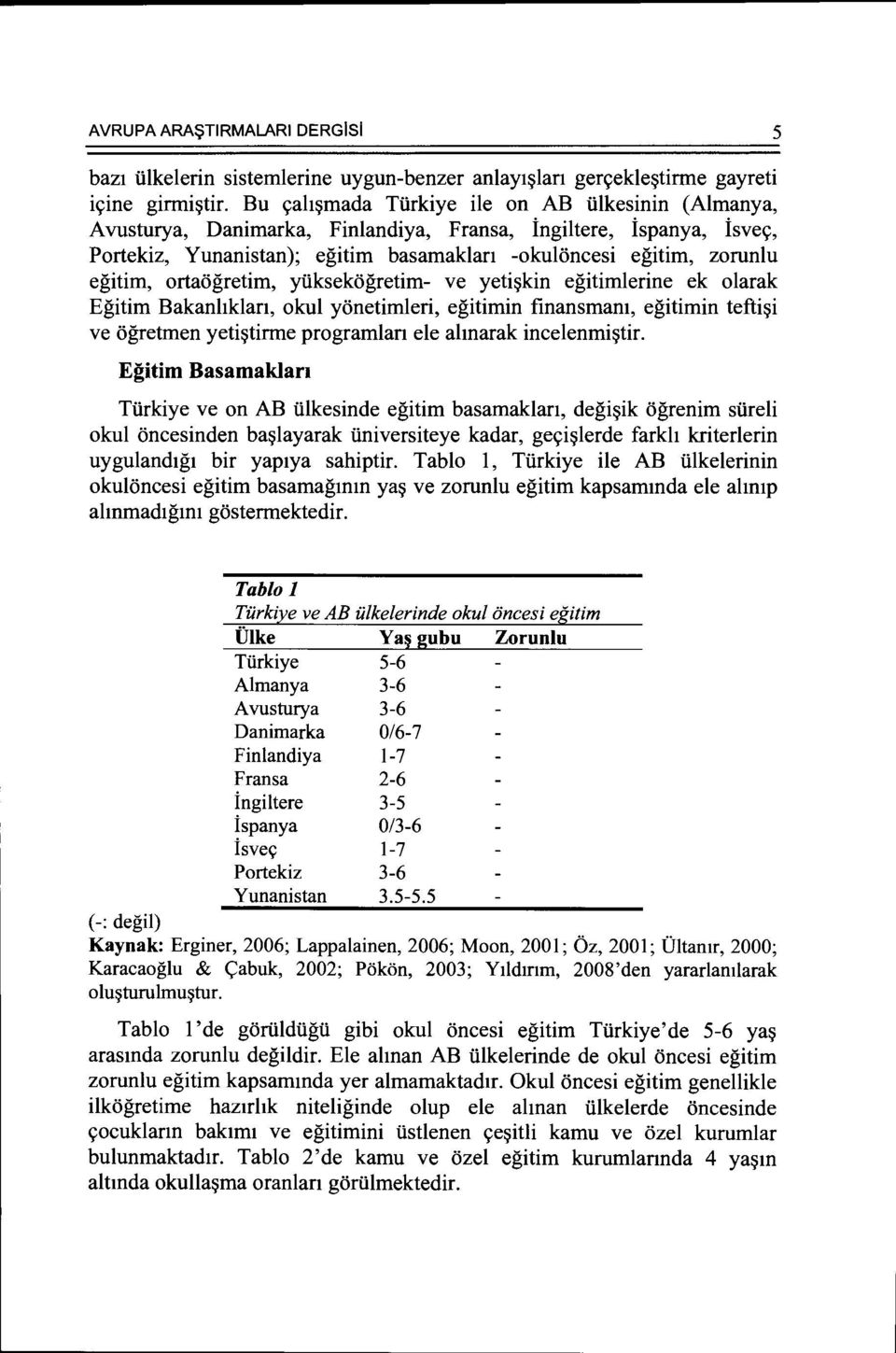 egitim, ortaogretim, yliksekogretim- ve yeti~kin egitimlerine ek olarak Egitim Bakanhklan, okul yonetimleri, egitimin finansmam, egitimin tefti~i ve ogretmen yeti~tirme programlan ele ahnarak