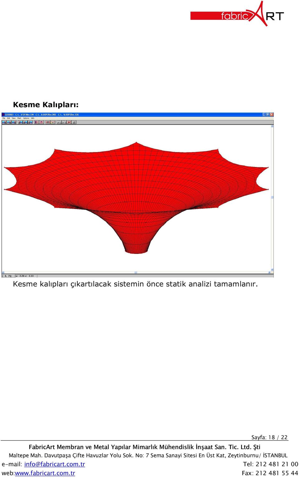 sistemin önce statik