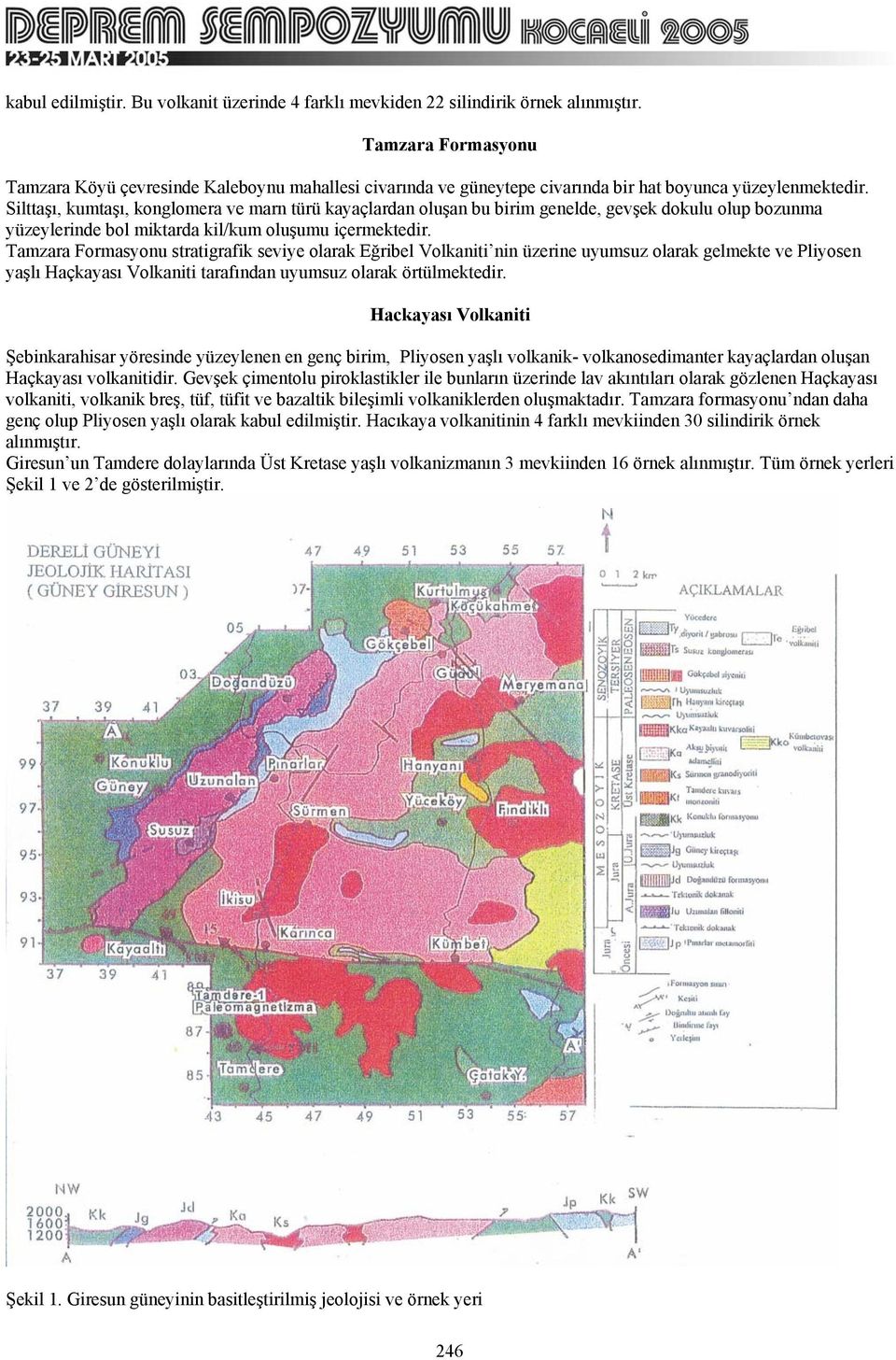 Silttaşı, kumtaşı, konglomera ve marn türü kayaçlardan oluşan bu birim genelde, gevşek dokulu olup bozunma yüzeylerinde bol miktarda kil/kum oluşumu içermektedir.