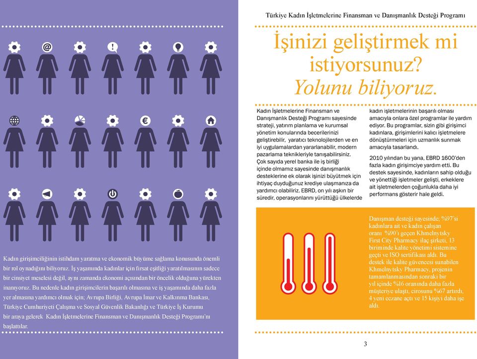 uygulamalardan yararlanabilir, modern pazarlama teknikleriyle tanışabilirsiniz.