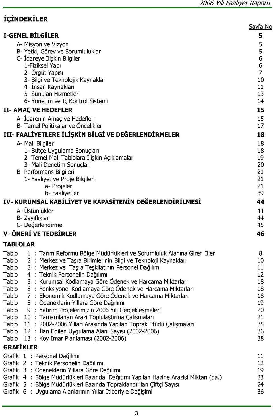 Öncelikler 17 III- FAALİYETLERE İLİŞKİN BİLGİ VE DEĞERLENDİRMELER 18 A- Mali Bilgiler 18 1- Bütçe Uygulama Sonuçları 18 2- Temel Mali Tablolara İlişkin Açıklamalar 19 3- Mali Denetim Sonuçları 20 B-