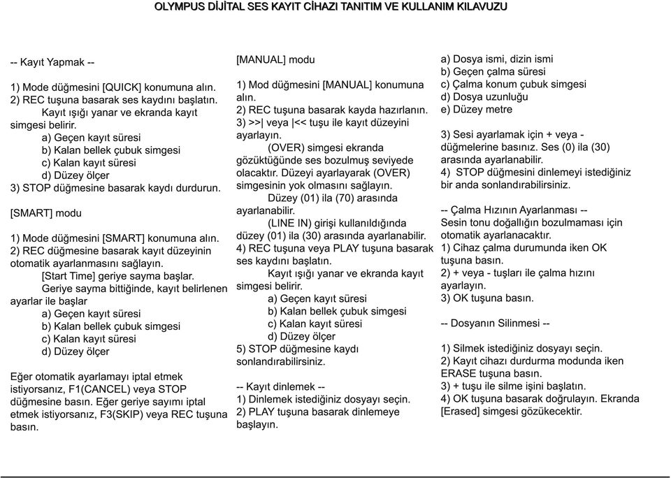 2) REC düğmesine basarak kayıt düzeyinin otomatik ayarlanmasını sağlayın. [Start Time] geriye sayma başlar.