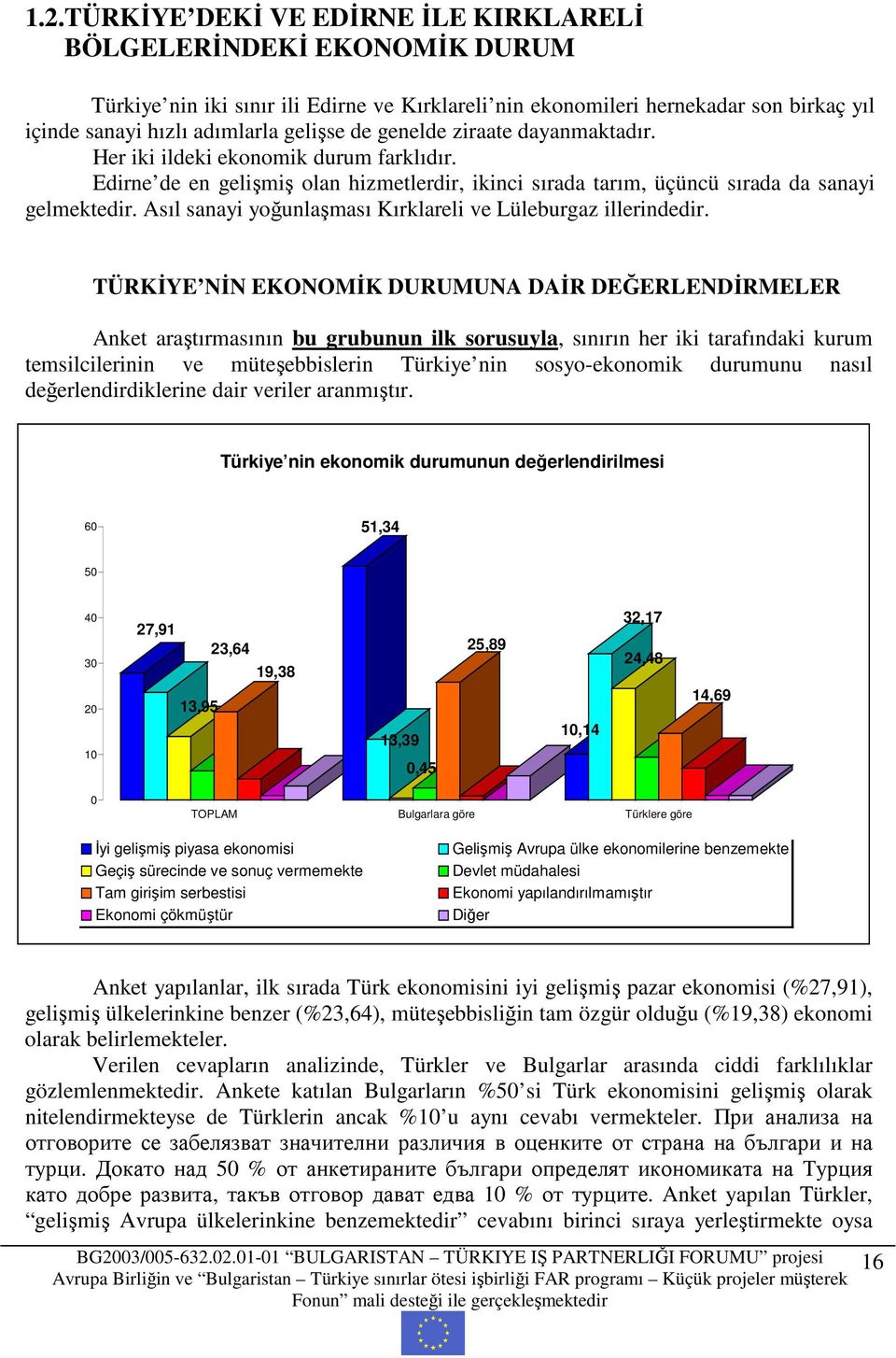 Asıl sanayi yoğunlaşması Kırklareli ve Lüleburgaz illerindedir.