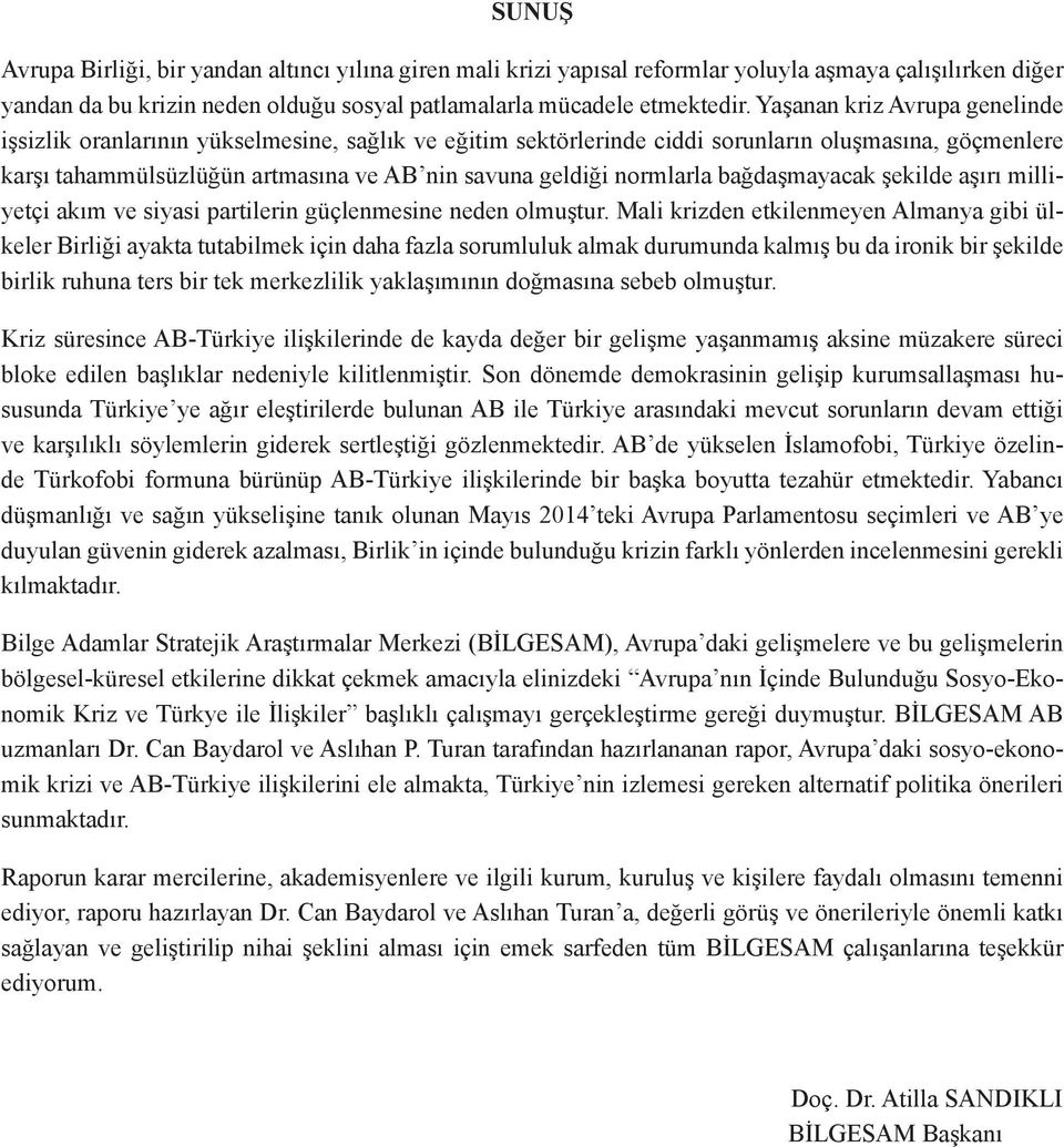 normlarla bağdaşmayacak şekilde aşırı milliyetçi akım ve siyasi partilerin güçlenmesine neden olmuştur.