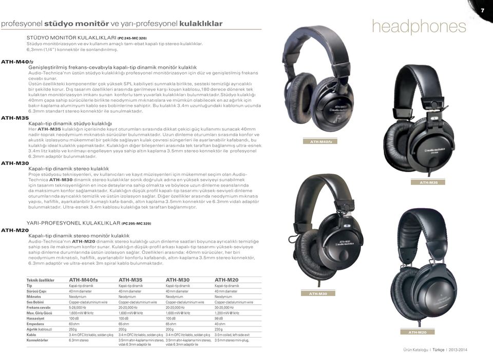 headphones 7 ATH-M40fs Genişleştirilmiş frekans-cevabıyla kapalı-tip dinamik monitör kulaklık Audio-Technica nın üstün stüdyo kulaklıklığı profesyonel monitörizasyon için düz ve genişletilmiş frekans