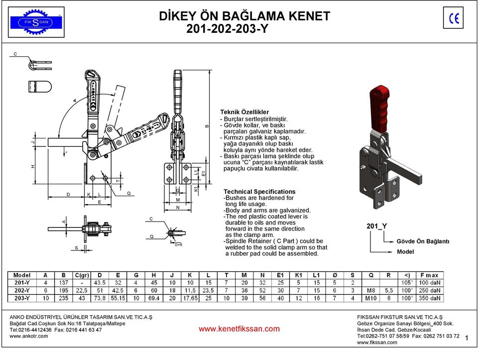 lastik papuçlu civata kullanılabilir.